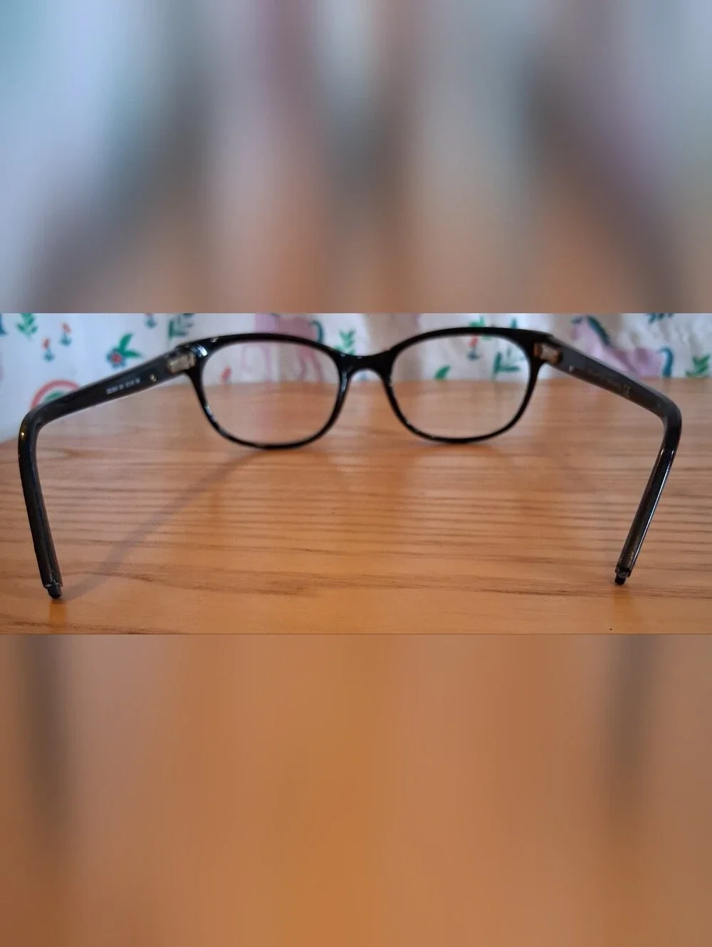 EUC DSquared2 DQ5041 Black & Silver Tone Everyday Vision Reading Glasses Frames